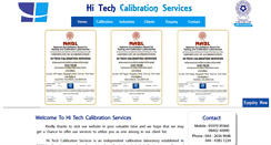 Desktop Screenshot of hitechcalibration.com