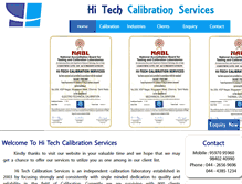 Tablet Screenshot of hitechcalibration.com